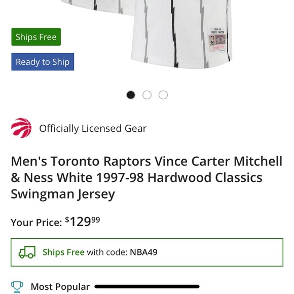 1998-1999 Vince Carter Jersey; Hardwood classics. - Picture 4 of 5